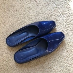Maryam Nassir Zadeh Patent Leather Slides